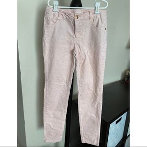 Pink skinny jeans